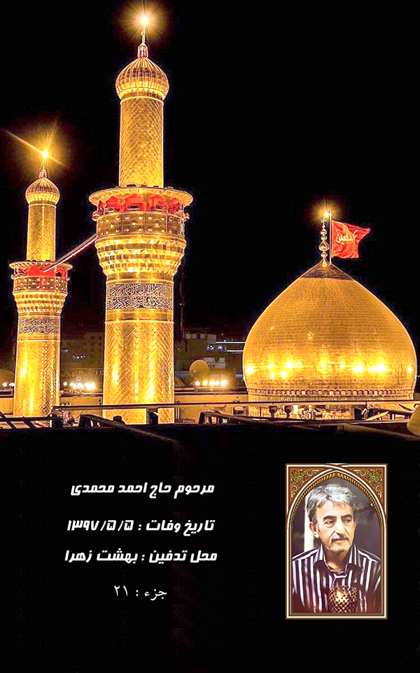 جزء 21 - خانم سید احمد / محمدی